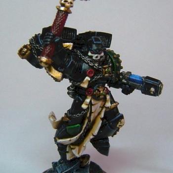 Dark Angels Chaplain w Jump Pack by tenebrius