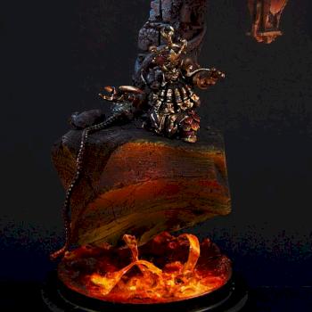 Chaos Dwarf Sorcerer-Prophet (Forge World) by Ana