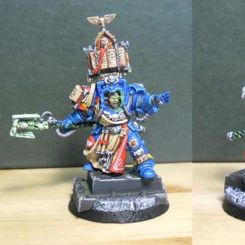 Space Marine Librarian in Terminator Armour (mnm painted) by Fynus79