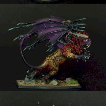 Chaos Lord on Manticore by Fantasy Weapon