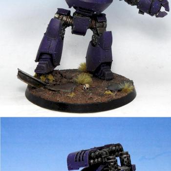 Alpha Legion Pre Heresy Dreadnought 1 by Wickedcarrot