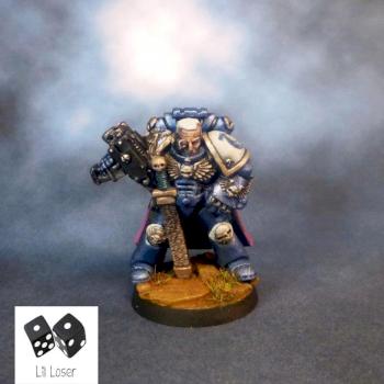 Ultramarine Captain Gamesday 1991 by lilloser