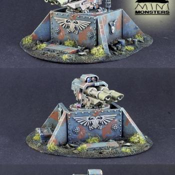 Space Marines Sentry Turret with Heavy Bolter by dargo000