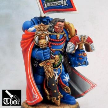 Ultramarines Captain Sicarius by Thor-Modelling