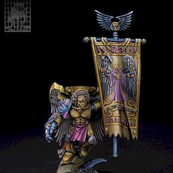 Sanguinary Guard with banner. by We7