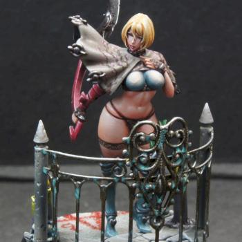 Pin-up kingdom death by slave of paint