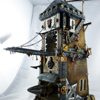 Chaos Siege Tower by The 2 Black Dragons