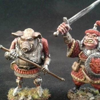 Orc and Hobgoblin Guards by Kevin Fannin