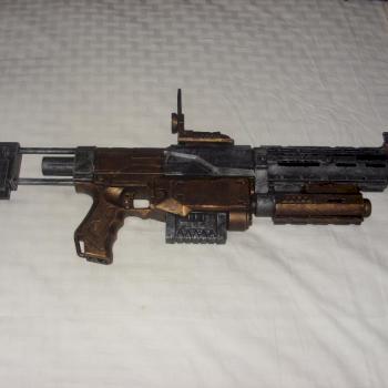 painted & battle damaged nerf imperial gun by ronny