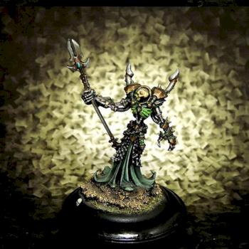 Iron Lich Asphyxious - Cryx warcaster by demi morgana