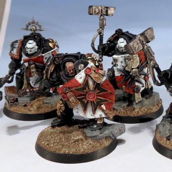 Black Templars Terminators Squad by Wickedcarrot