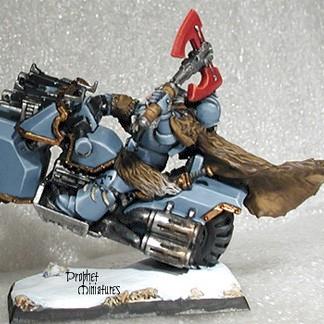 Spaces Wolves Wolf Guard on Bike by Prophet