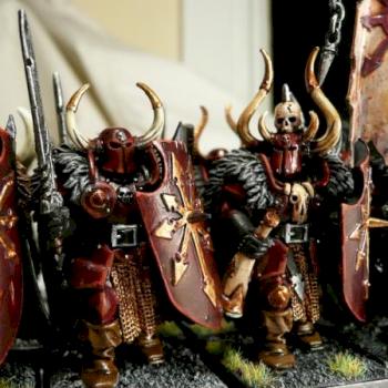 Khorne Chaos Warriors by markoseugene1