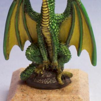 Tiny dragon : Green and yellow by StillLifeMiniatures