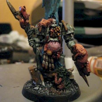 Nurgle/Death Guard Sorcerer in Terminator Amour by Plaguelord