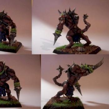 Skaven - Mad Rat Ogre ;) by Jurdasz