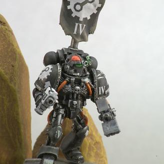 Iron Hands Veteran Sergeant by griffongames