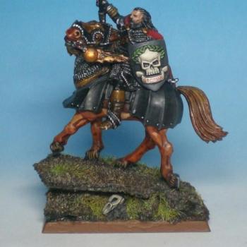 Empire Warrior Priest on Warhorse by hakoMike