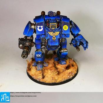 Ultramarines Primaris Redemptor Dreadnought by HooY