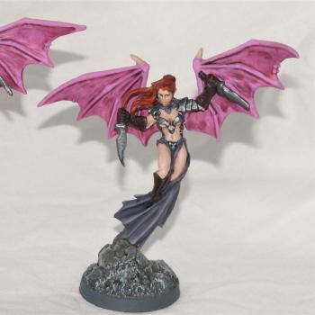 Succubus painted as Rise of the Runelords Alu-Demons by Chocolate Thief