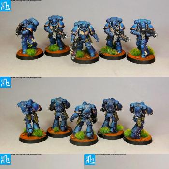 Primaris Marines Intercessors Squad by HooY