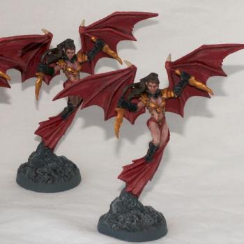 Succubus painted as Rise of the Runelords Delvahine by Chocolate Thief