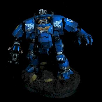 Ultramarines Redemptor Dreadnought by Damik