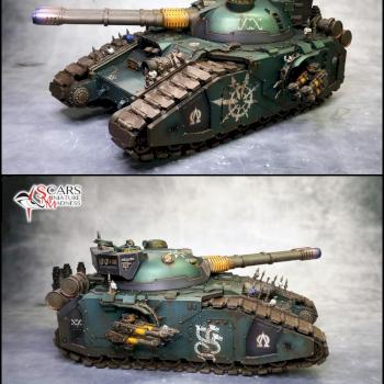 Alpha Legion Fellblade super heavy tank by Darkritual