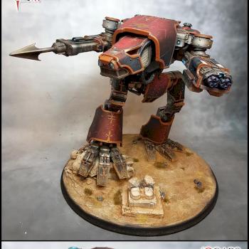 Legio Audax custom harpoon Warhound by Darkritual