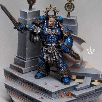 Roboute Guilliman Primarch of the Ultramarines by WarmasterPainting