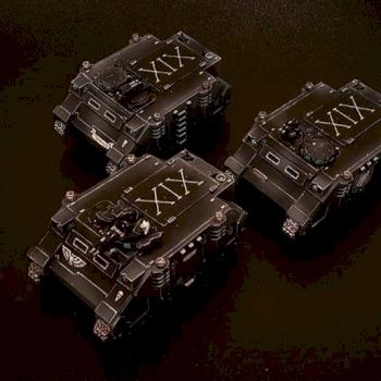 Warhammer30k Raven Guard Rhino  x 3 by Sova