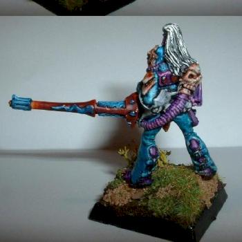 Eldar harlequin Death Jester by 456mathieu