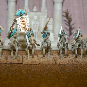 Tomb King Light Horsemen by warhammerlord soth