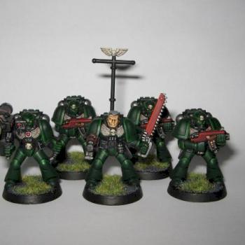 Classic Space Marine Dark Angel Squad by Scotybalboa