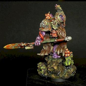 NURGLE CHAOS MARINE SORCERER by przemo