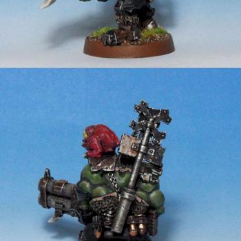 Ork Flash Git with Targeting Squig by Wickedcarrot