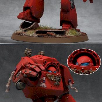 Blood Angels Furioso Contemptor Pattern Dreadnought by gimiak