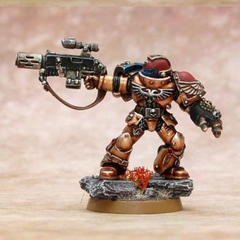 Space Marine Templars of Blood Sternguard Veteran Sergeant 4 by gimiak