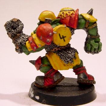 Bloodbowl Orc Blitzer by EIGEN