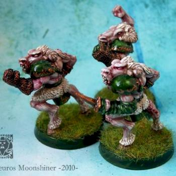 Blood Bowl Beastmen by Neuros Moonshiner