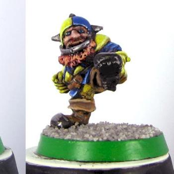 Blood Bowl Dwarf Kicker by alternat