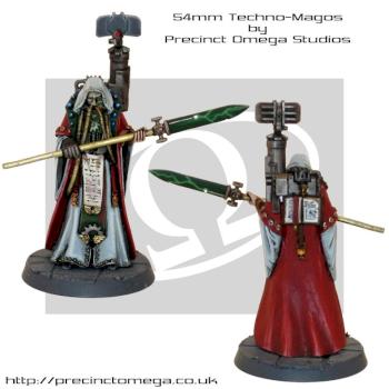 54mm Adeptus Mechanicus Techno-Magos by precinctomega