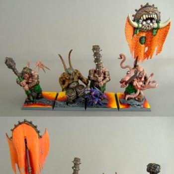 Ogre Kingdoms Chaos Irongut Regiment by BeastMum