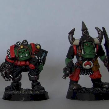 Ork Goff Bosses by Stressfaktor