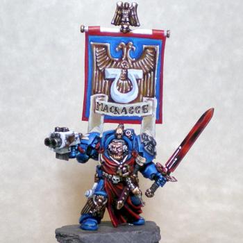 Ultramarine Terminator Captain by Willdorling