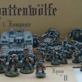 Complete Space Marine Army - Schattenwölfe by Kyuss