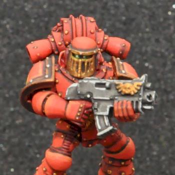 Pre-Heresy Blood Angels Mark III power armor by DarianZG