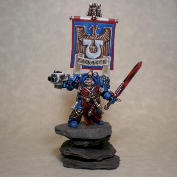 Ultramarine Terminator Captain by Willdorling