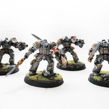 Grey Knight Terminator Squad by michaelharmon