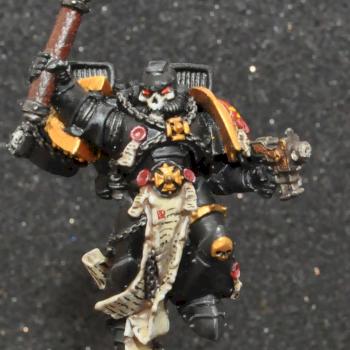 Blood Angels Chaplain with Jump Pack by DarianZG